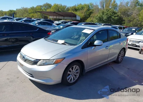 2012 Honda Civic Ex z USA, uszkodzony, nr VIN 2HGFB2F84CH530552